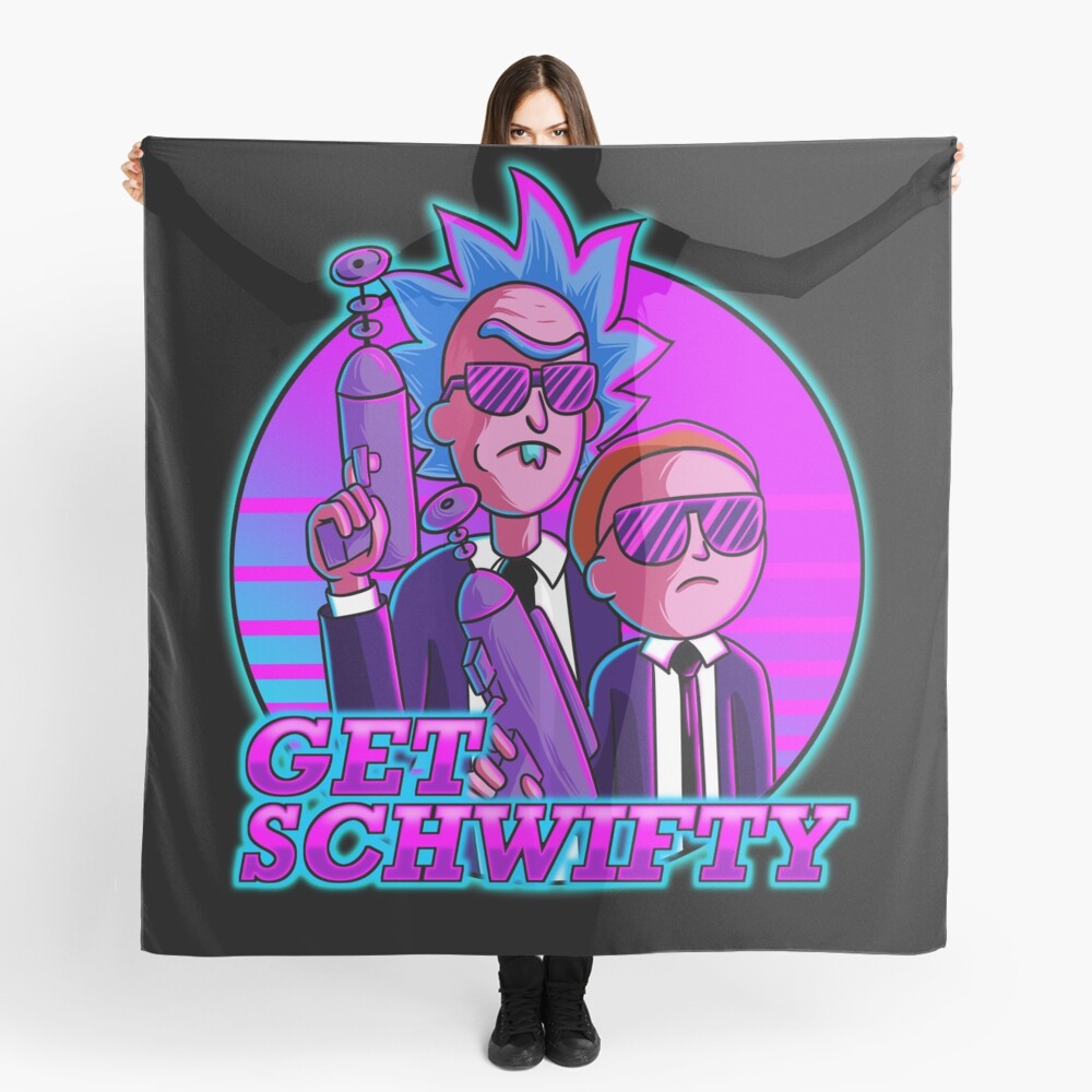 rick and morty get schwifty Scarf
