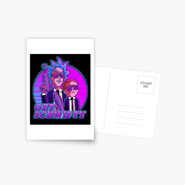 rick and morty get schwifty Postcard