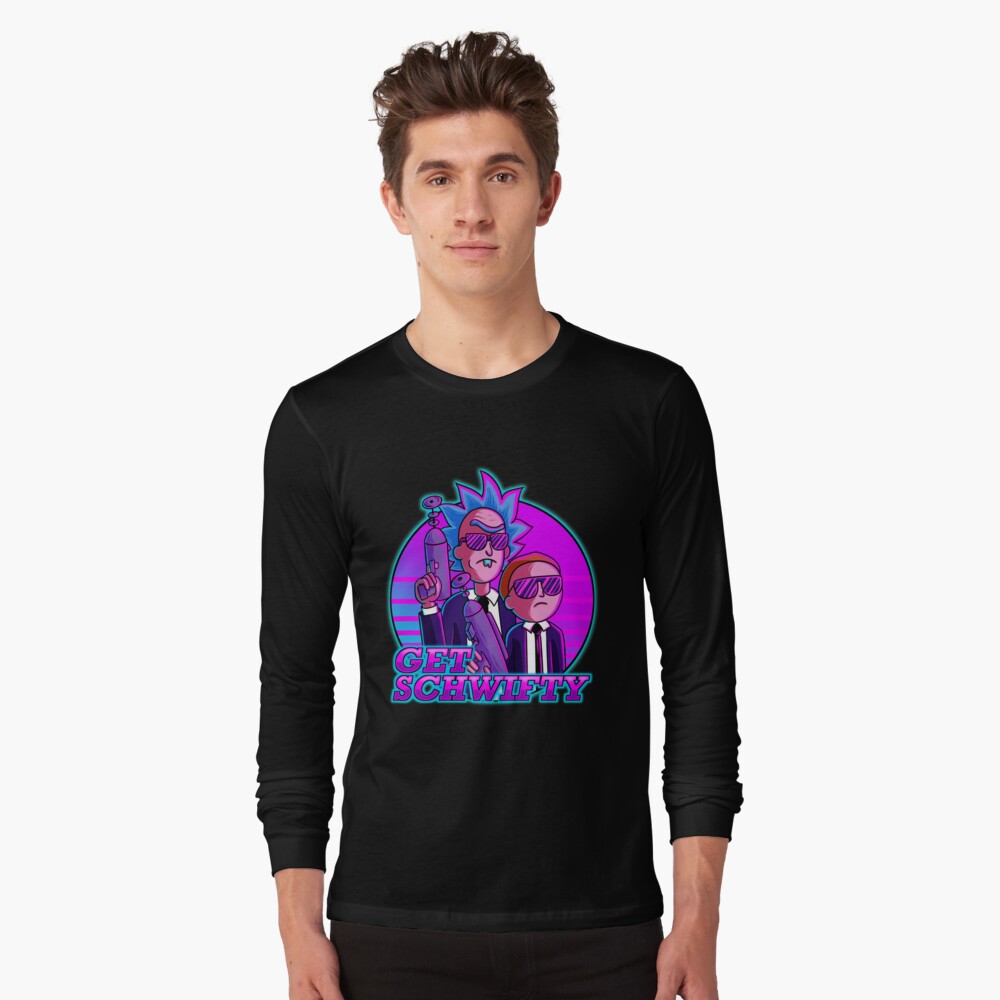rick and morty get schwifty Long Sleeve T-Shirt