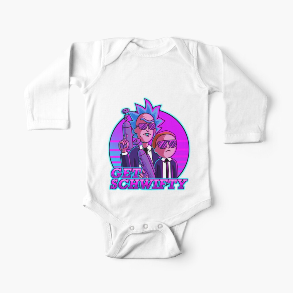 rick and morty get schwifty Baby One-Piece
