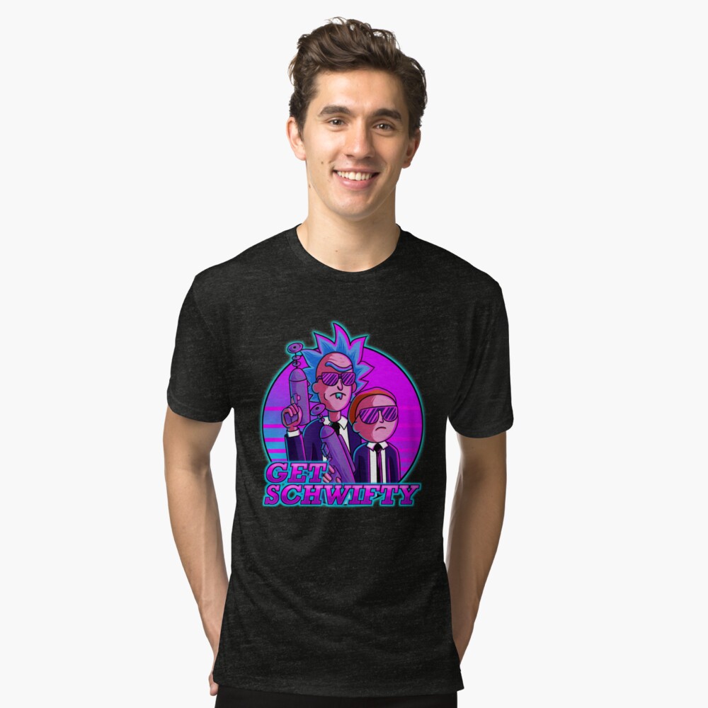 rick and morty get schwifty Tri-blend T-Shirt