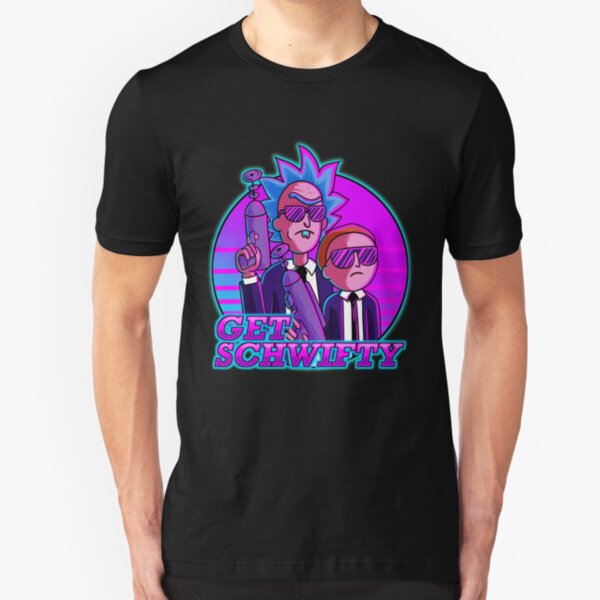 rick and morty get schwifty Slim Fit T-Shirt