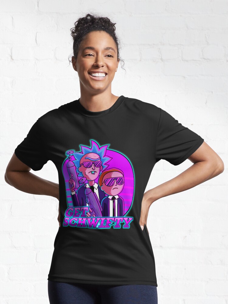 Alternate view of rick and morty get schwifty Active T-Shirt