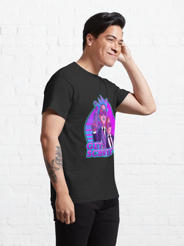 Alternate view of rick and morty get schwifty Classic T-Shirt