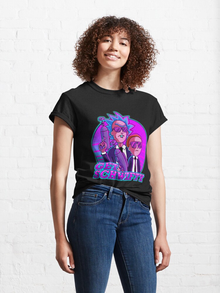 Alternate view of rick and morty get schwifty Classic T-Shirt