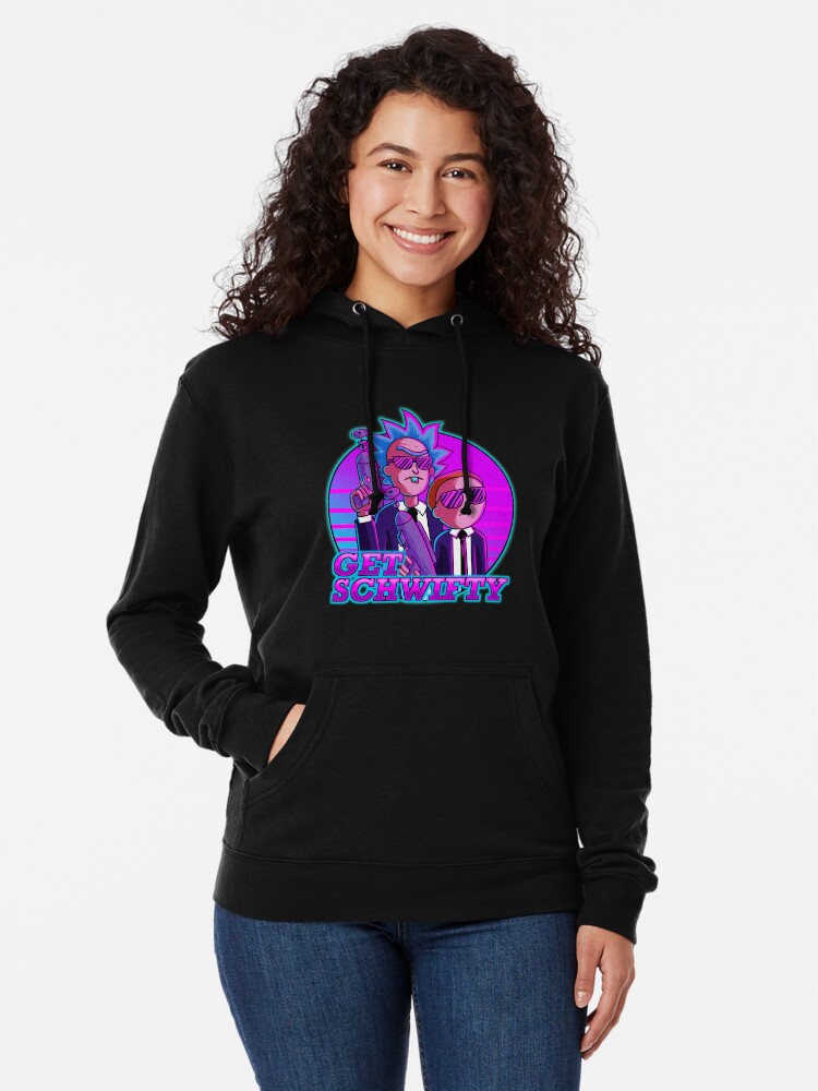 Alternate view of rick and morty get schwifty Lightweight Hoodie