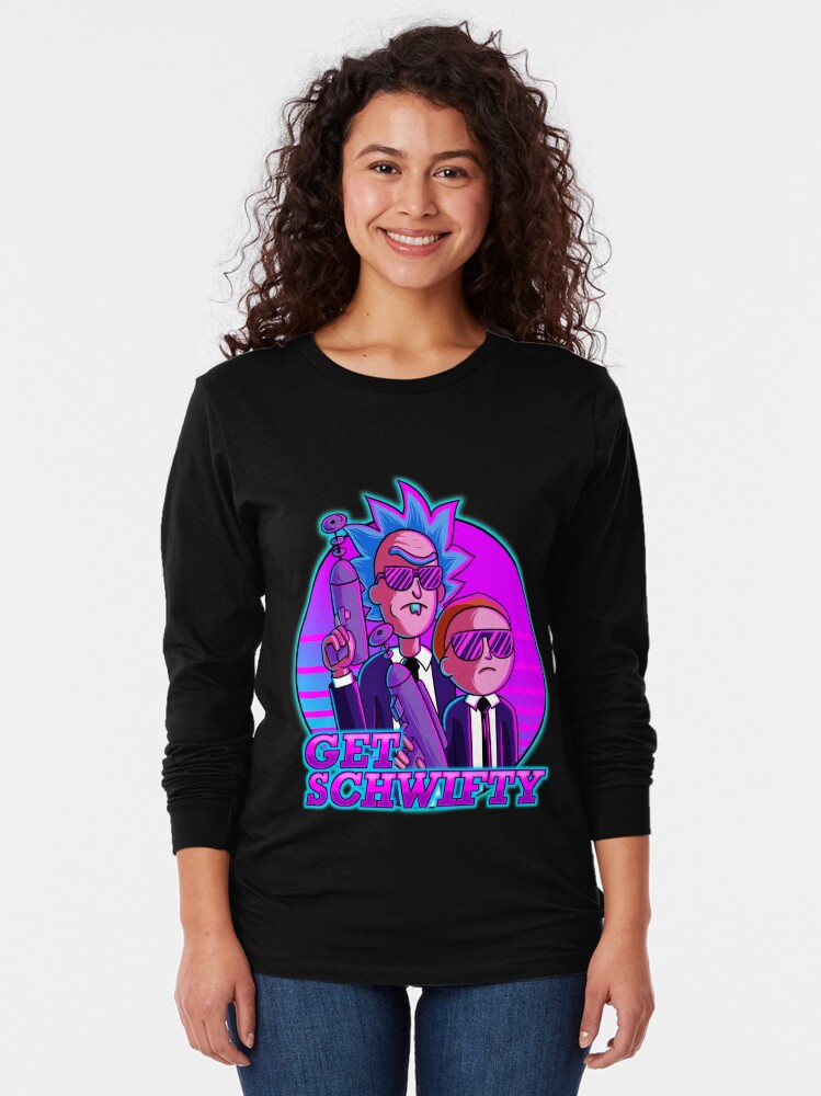 Alternate view of rick and morty get schwifty Long Sleeve T-Shirt