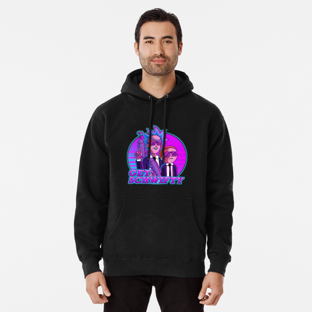 rick and morty get schwifty Pullover Hoodie