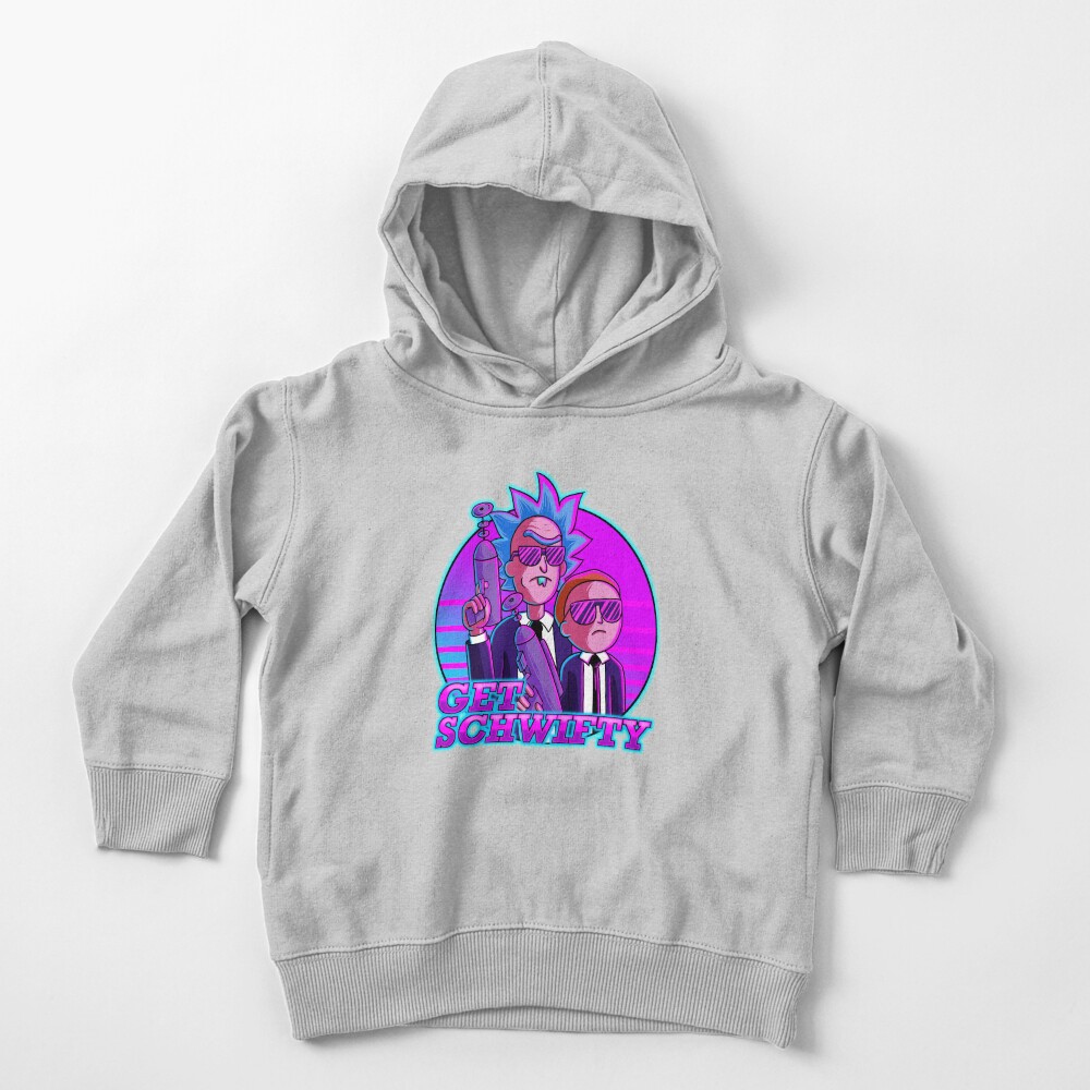 rick and morty get schwifty Toddler Pullover Hoodie