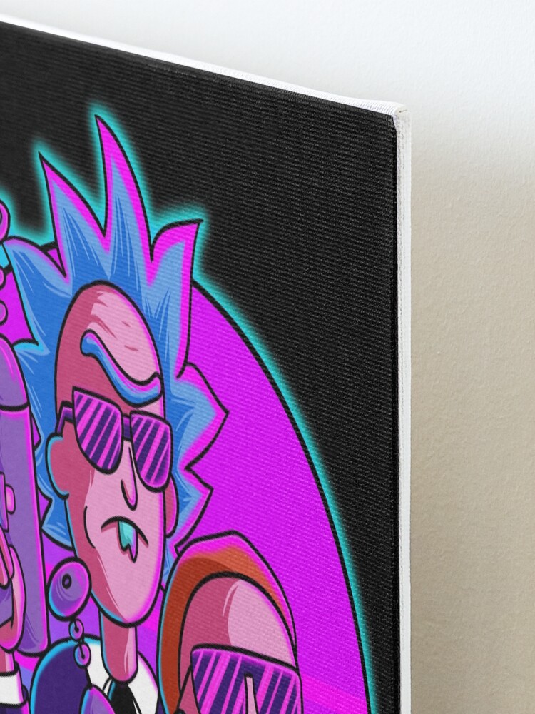 Alternate view of rick and morty get schwifty Mounted Print