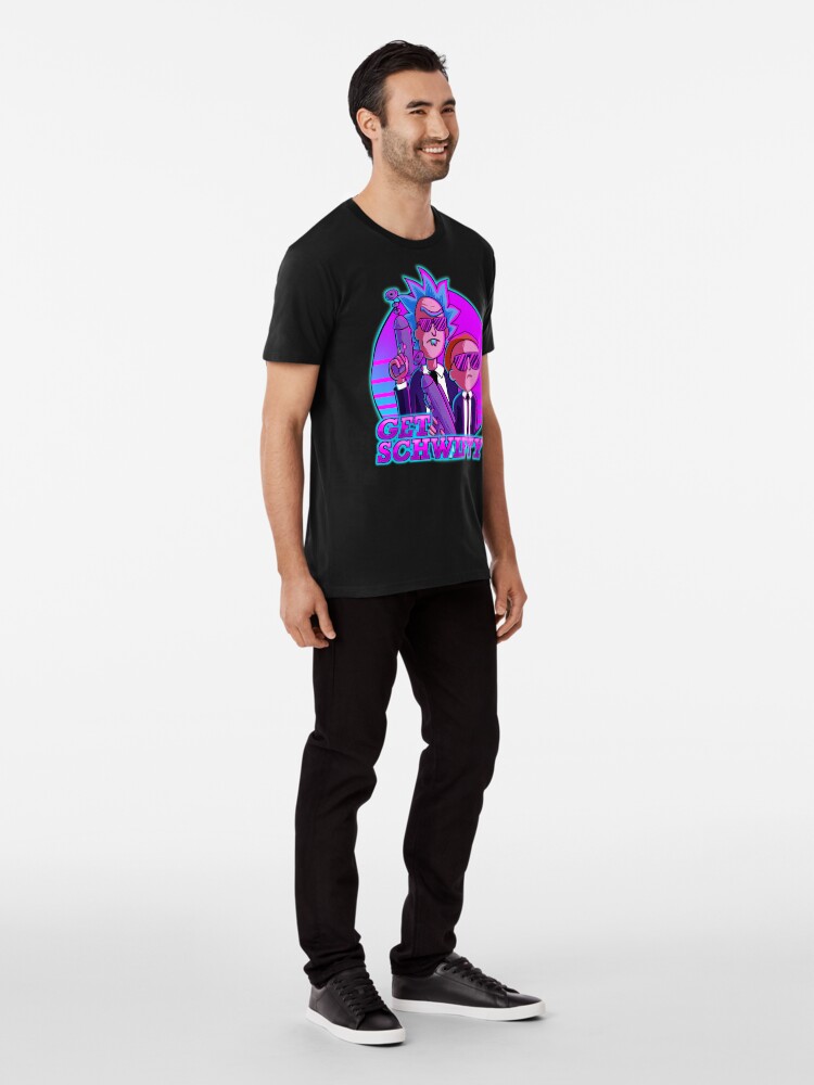 Alternate view of rick and morty get schwifty Premium T-Shirt