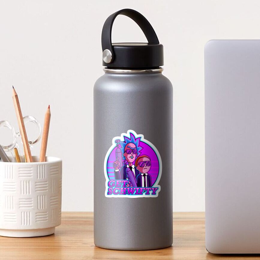 rick and morty get schwifty Sticker
