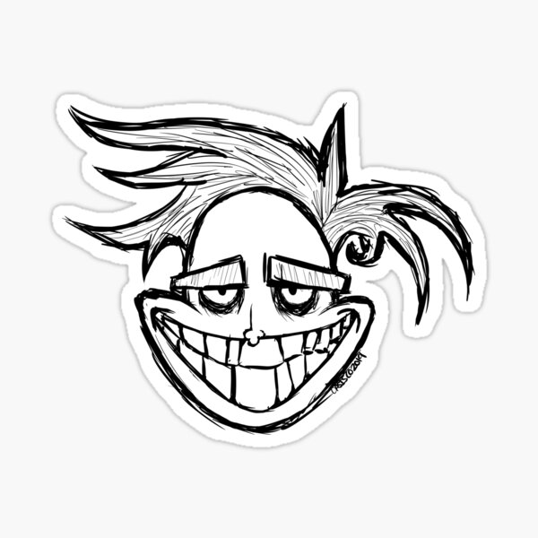 Fred Courage the Cowardly Dog Sticker