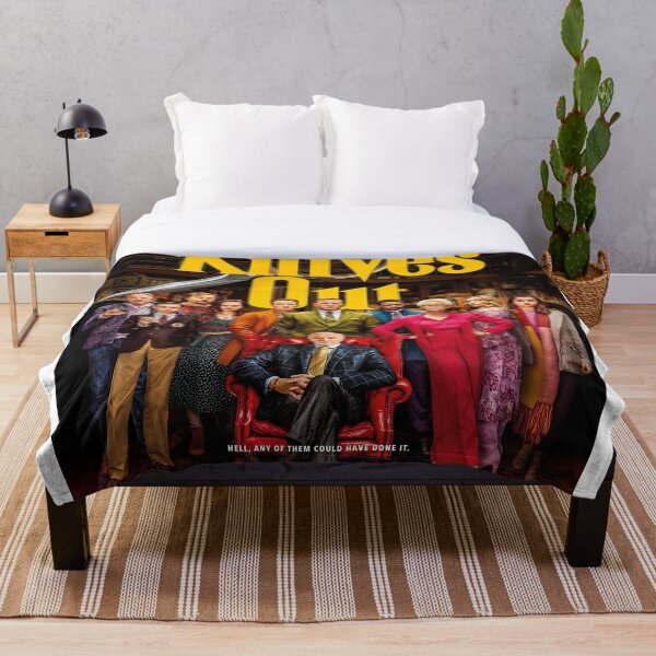 Knives Out Throw Blanket