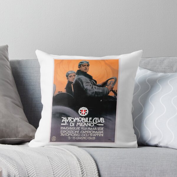 Item preview, 1909 Italy Automobile Club di Milano Poster designed and sold by retrographics.