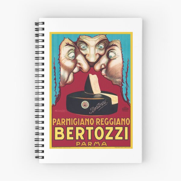 Item preview, 1930 Bertozzi Parma Cheese Italian Advertising Poster designed and sold by retrographics.