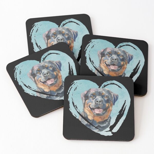 Item preview, Watercolor Rottweiler Portrait designed and sold by LimeStorm.