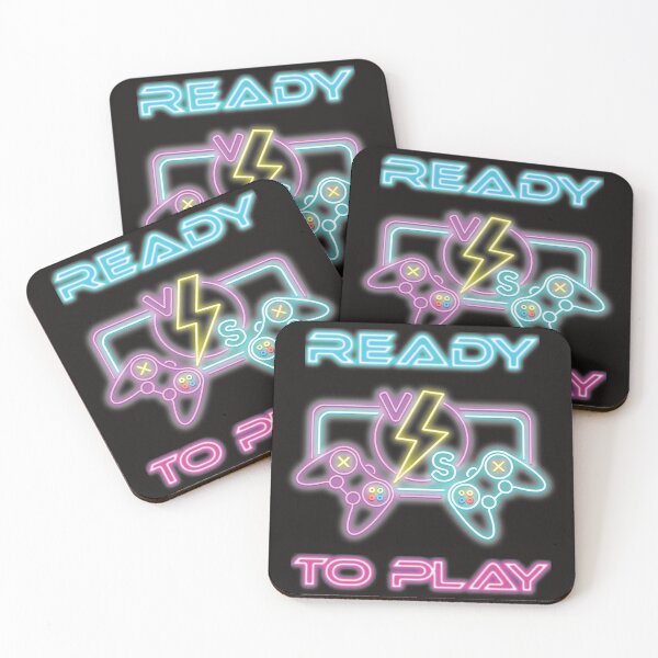 Item preview, Ready to Play Games in Neon Lights with Gaming Controller for Gamers designed and sold by Trenddesigns24.