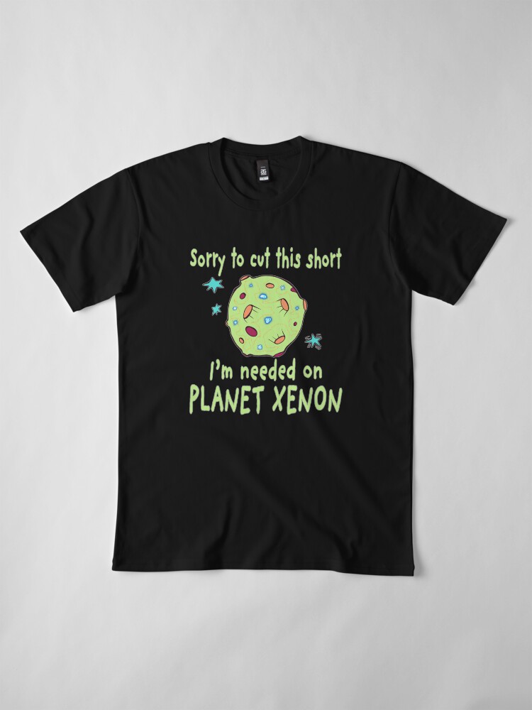 Alternate view of Planet Xenon. Premium T-Shirt