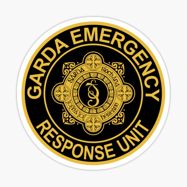 Item preview, Garda Emergency Response Unit - Aonad Práinnfhreagartha (Ireland) designed and sold by wordwidesymbols.