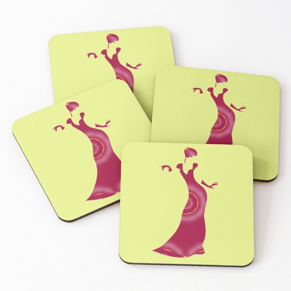 Item preview, Fashionable lady with long dress designed and sold by tetibright.