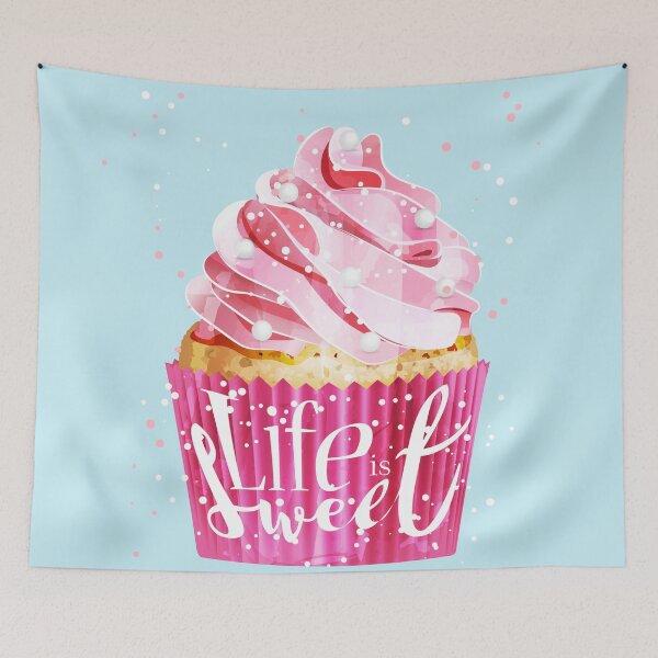 Item preview, Life is sweet cupcake designed and sold by Jelena Slijepcevic.