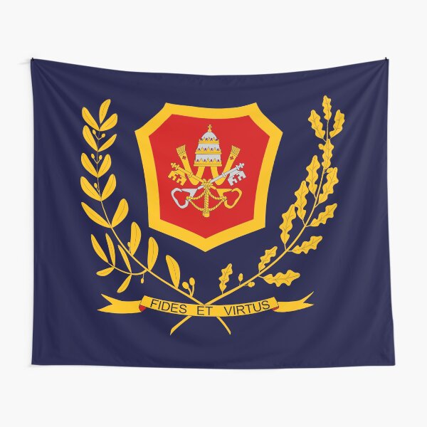 Vatican City Gendarmerie Corps - Corpo della Gendarmeria dello Stato della Città del Vaticano Tapestry