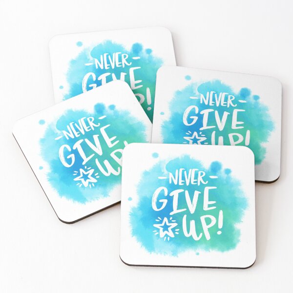 Item preview, Never GIVE UP !  designed and sold by MiSou Shop.