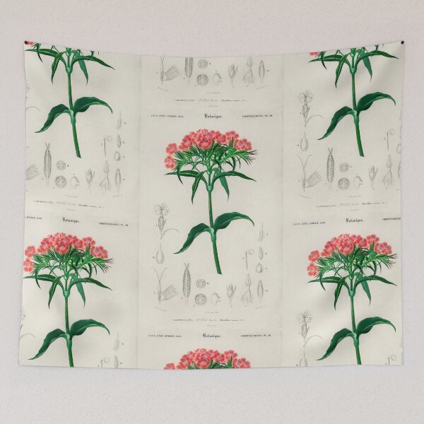 Artikelvorschau, pretty floral design vintage illustration entworfen und verkauft von Vintage Designs +.