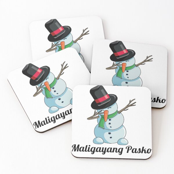 Item preview, snowman dab maligayang pasko designed and sold by atevern.