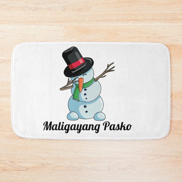 Item preview, snowman dab maligayang pasko designed and sold by atevern.