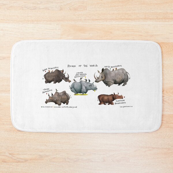Item preview, Rhinos of the World designed and sold by Green Humour.