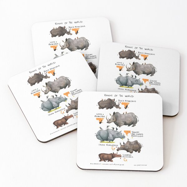 Item preview, Rhinos of the World designed and sold by Green Humour.