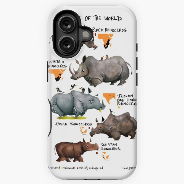 Item preview, Rhinos of the World designed and sold by Green Humour.
