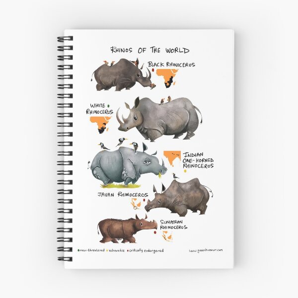 Item preview, Rhinos of the World designed and sold by Green Humour.