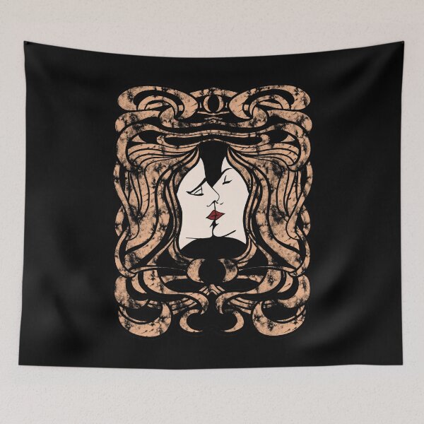 Item preview, Love is love art nouveau bronze  designed and sold by reasonablemunki.