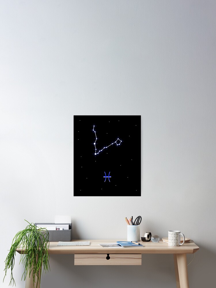 Thumbnail 2 of 3, Poster, Pisces designed and sold by sisusisu.