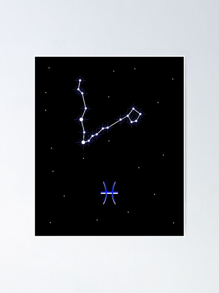 Thumbnail 1 of 3, Poster, Pisces designed and sold by sisusisu.