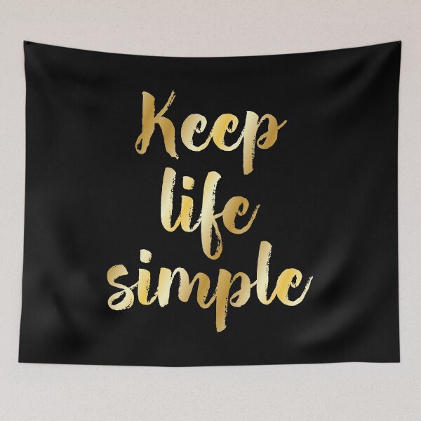 Item preview, Keep life simple designed and sold by Dhynzz.