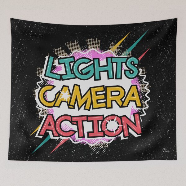 Item preview, Lights Camera Action designed and sold by xeenomania.