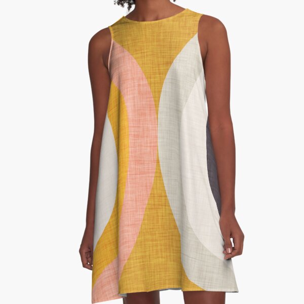 Item preview, New Mid Mod Rainbow Yellow #midcenturymodern designed and sold by susycosta.