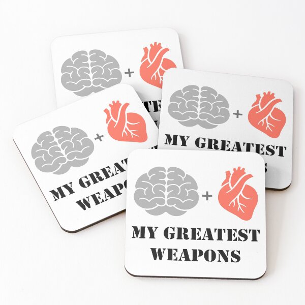 Item preview, My Greatest Weapons: Mind & Heart designed and sold by Ndigwan.