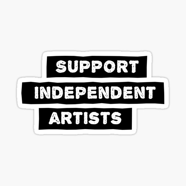 Item preview, Support Independent Artists - Distressed - Black designed and sold by MOREDANKMEMES.