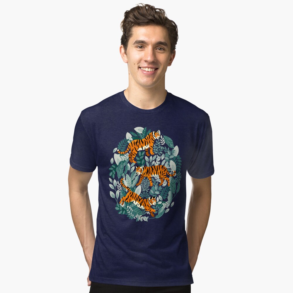 Vista previa del artículo con la obra «Camiseta de tejido mixto», diseñado y vendido por TigaTiga.
