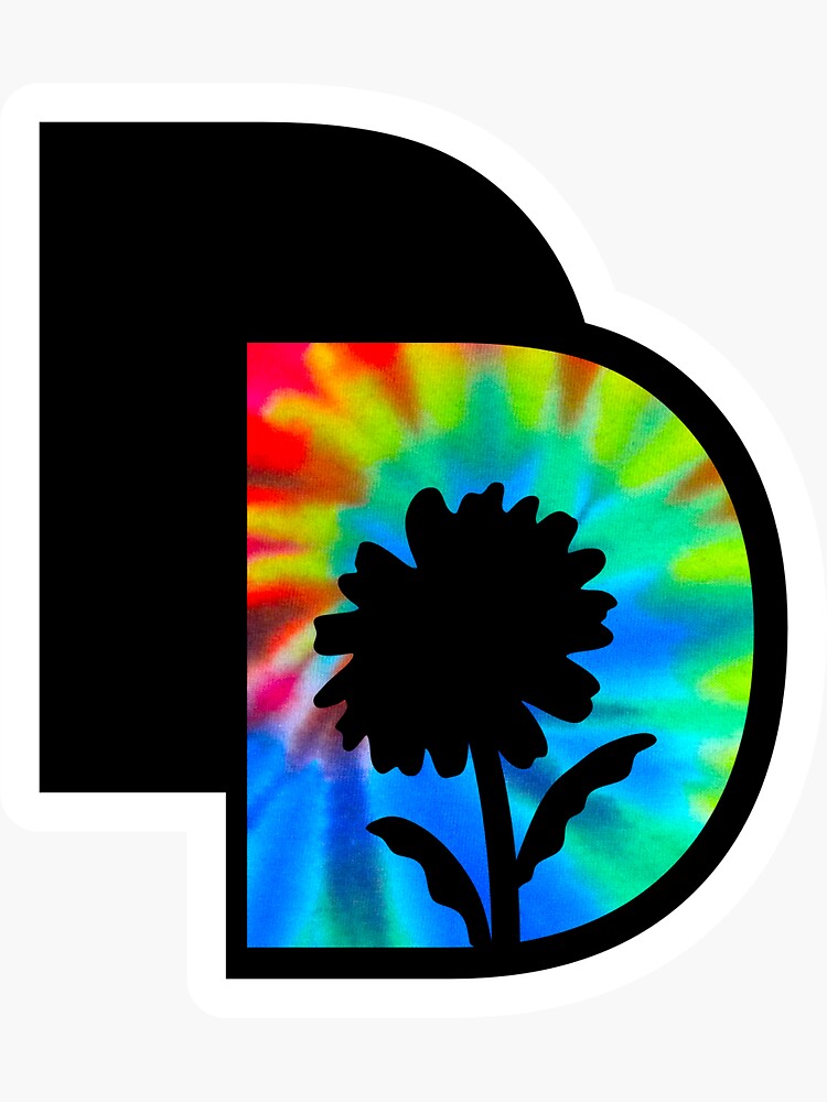 "Dazey Drive TieDye Logo" Sticker by NickPoirier Redbubble