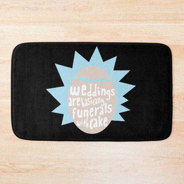 Artikelvorschau, Minimalist Rick Sanchez - Hochzeiten sind im Grunde Beerdigungen mit Kuchen entworfen und verkauft von teamasthers.