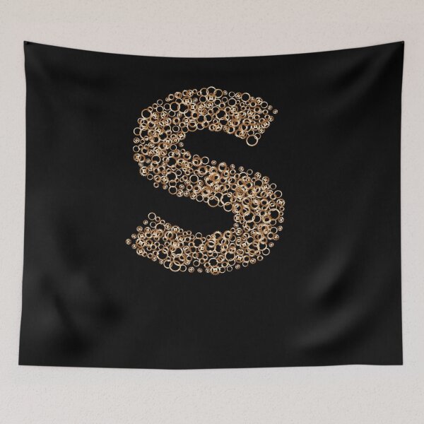 Item preview, Letter S steampunk design made up of cogs and washers designed and sold by Gerald Waters.