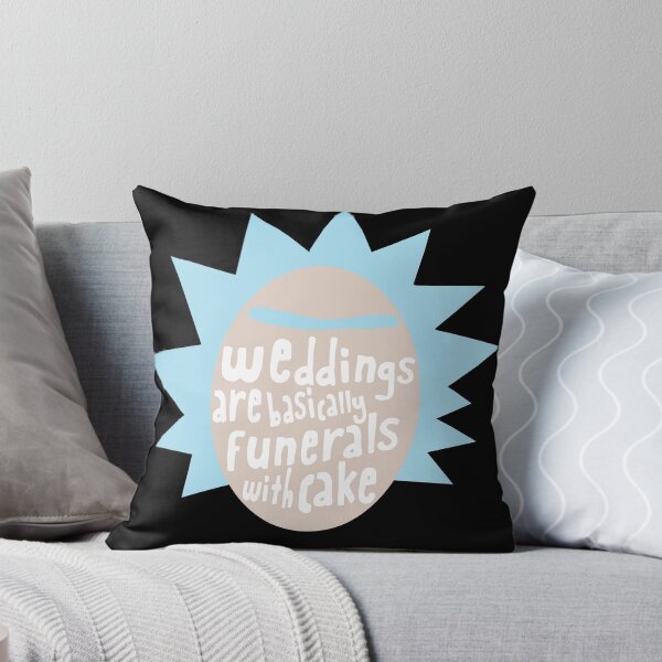 Artikelvorschau, Minimalist Rick Sanchez - Hochzeiten sind im Grunde Beerdigungen mit Kuchen entworfen und verkauft von teamasthers.