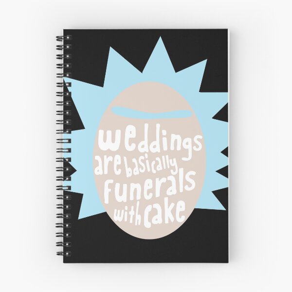 Artikelvorschau, Minimalist Rick Sanchez - Hochzeiten sind im Grunde Beerdigungen mit Kuchen entworfen und verkauft von teamasthers.