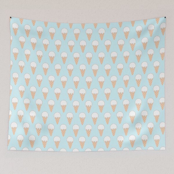 Item preview, Iice cream pattern. Seamless pattern with ice-cream cone. designed and sold by illucesco.